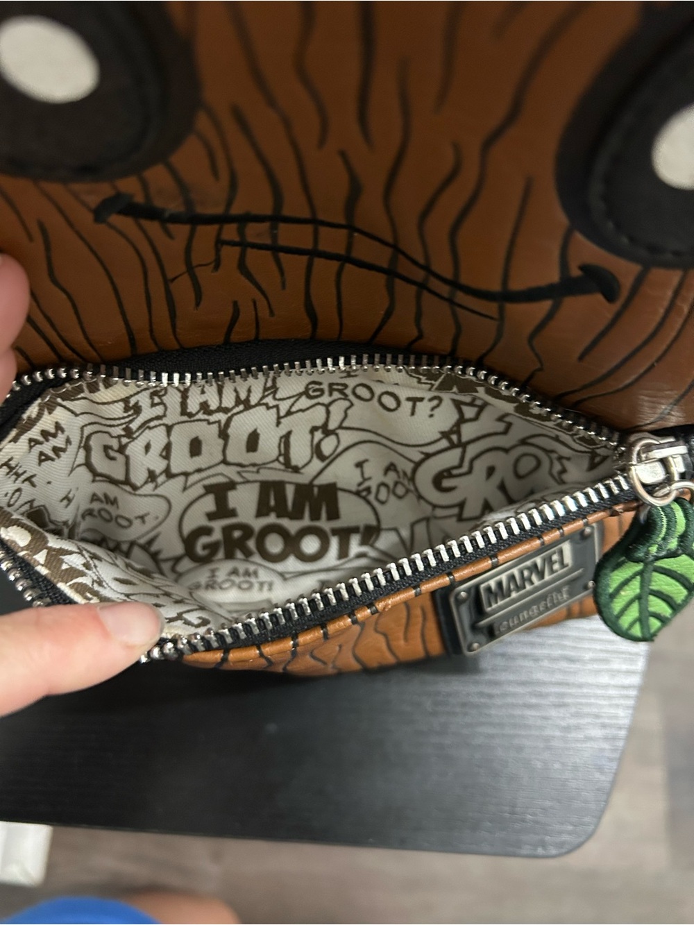 Loungfly Marvel Groot Brown Mini Backpack - Picture 5 of 6
